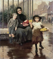 El pellizco de la pobreza, 1891